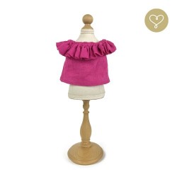 BLOUSE CARMEN POUR LES POUPEES LULLU DOLLS